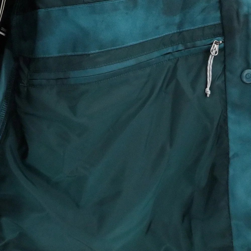 NWT Orvis Outbound Pack & Go Jacket S Water Resistant Teal Green Travel Hooded